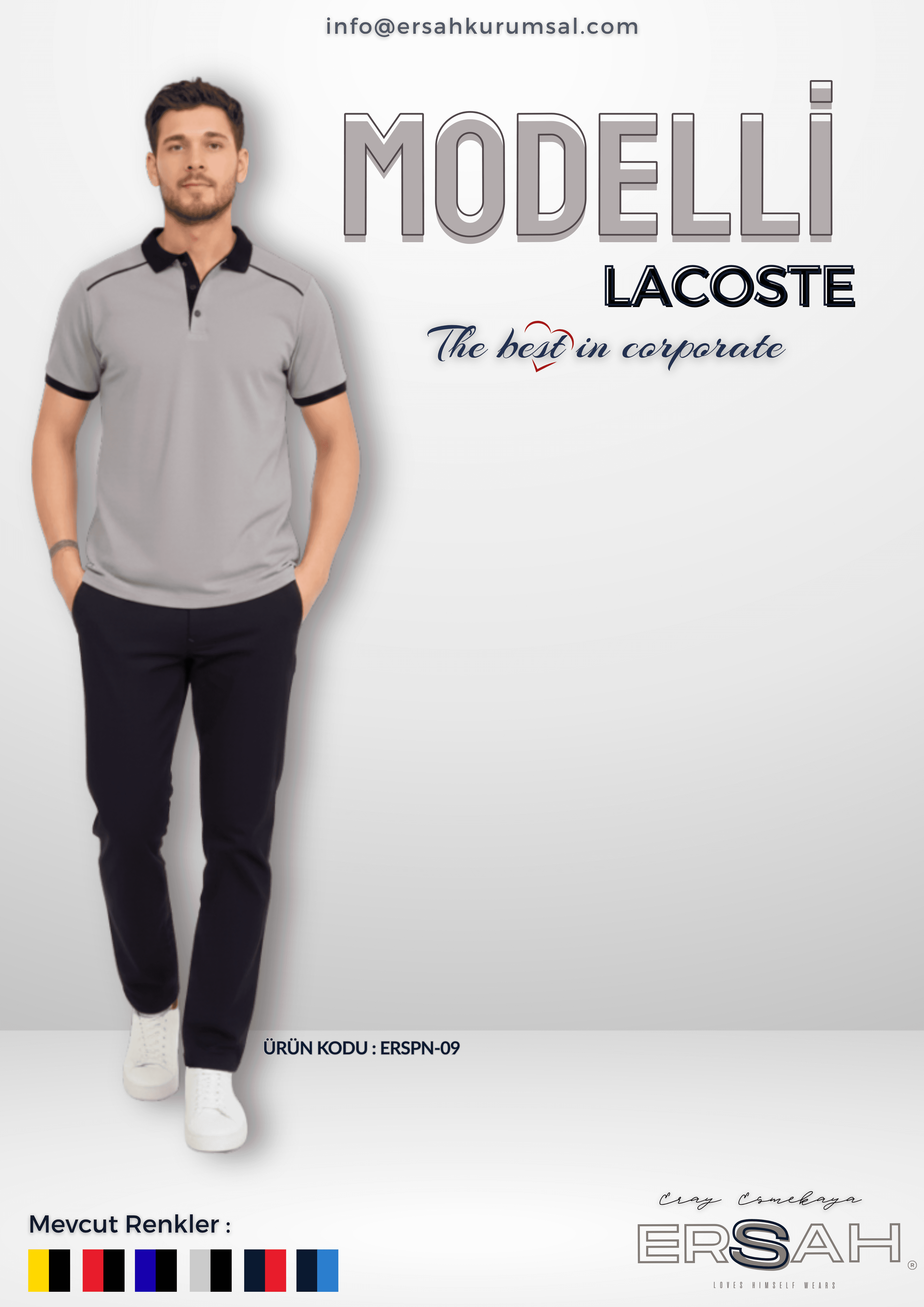 Modelli Polo Yaka T-Shirt